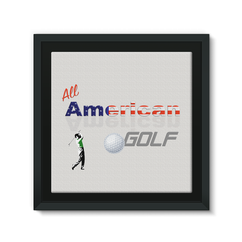 All American Golf Framed Eco-Canvas