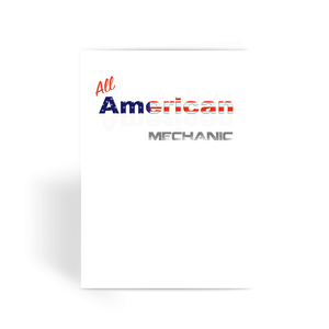 All American Mechanic Greeting Card