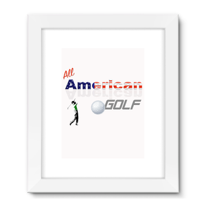 All American Golf Framed Fine Art Print