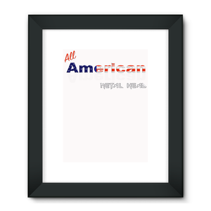 All American Metal Head Framed Fine Art Print