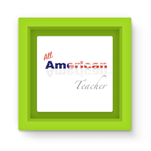 All American Teacher Magnet Frame