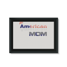 All American Mom Framed Eco-Canvas