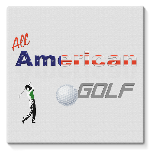 All American Golf Stretched Eco-Canvas