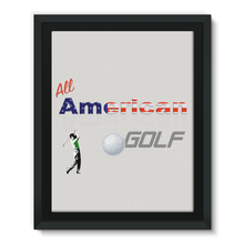 All American Golf Framed Eco-Canvas