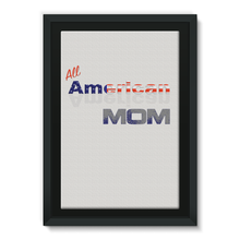 All American Mom Framed Eco-Canvas