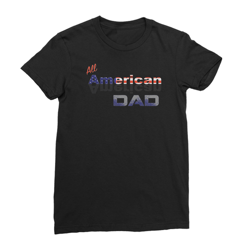 All American Dad Women's Fine Jersey T-Shirt