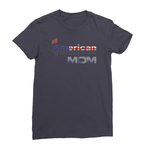 All American Mom Women's Fine Jersey T-Shirt