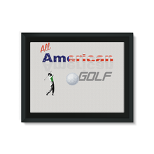 All American Golf Framed Eco-Canvas