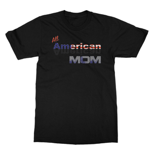 All American Mom Softstyle Ringspun T-Shirt